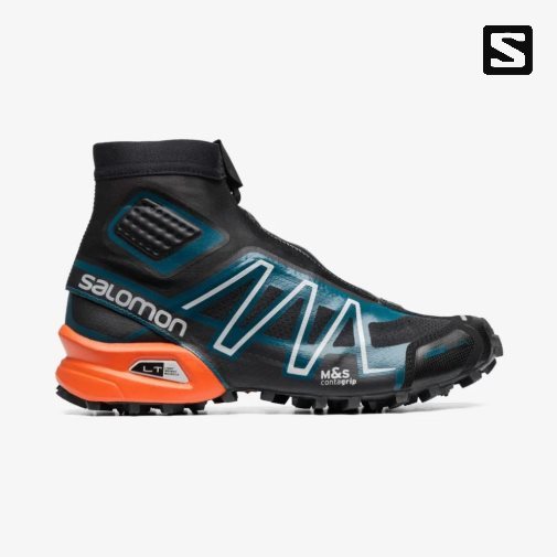 Tenis Salomon Snowcross Advanced Hombre Negros Turquesa | MX WGDO649